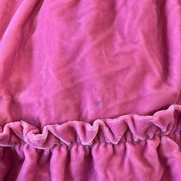 Janie and jack pink velvet tiered maxi dress - Picture 3 of 9